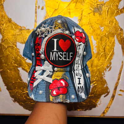Denim I Love Myself Hat 2