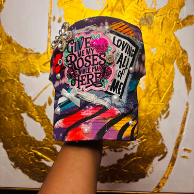 Purple Give Me My Roses While I’m Here Hat