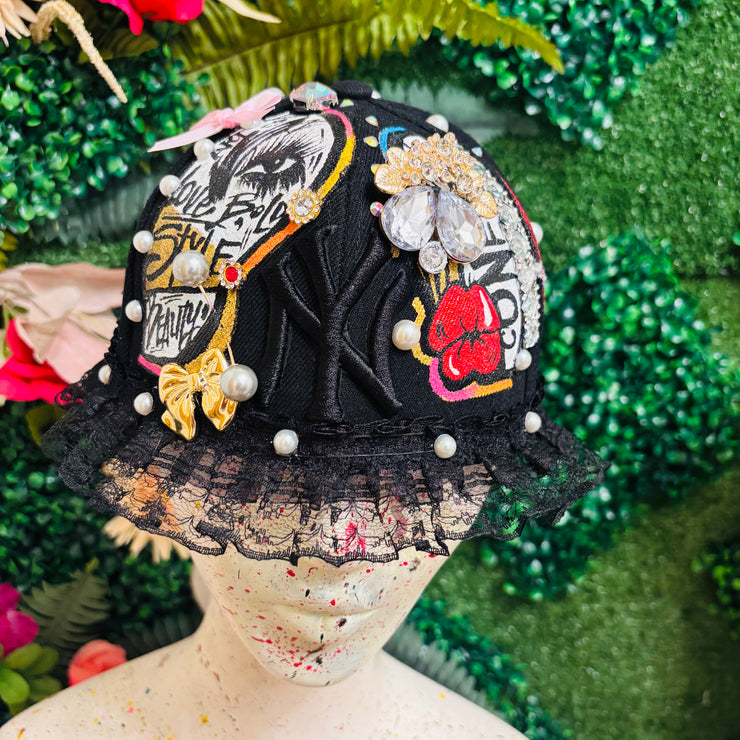Brimless Hat- Black NY Inspired All About Me