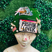 Green Fashion Lover Beanie-No Lining Inside