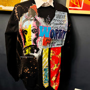 1 of 1 Hand painted - Unisex Fit MEDIUM-  Worthy Sweatshirt