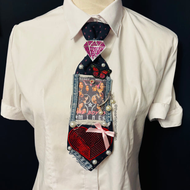 Boy Is Mine Inspired Upcycled Tie #4