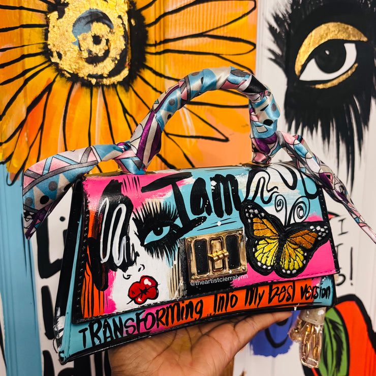 Mini Transforming Into My Best Version Handbag