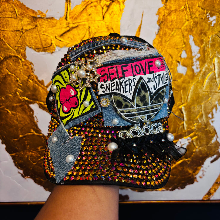 Tan Bling Style, Self Love, Sneakers and Style  Hat