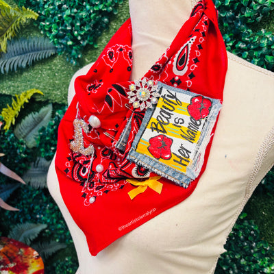 Bold Bandanna-Red Beauty Is Her Name 1