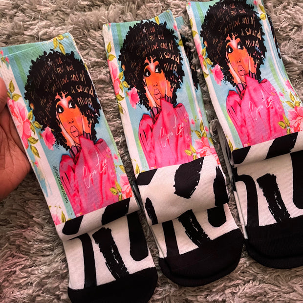 Wild Thoughts Socks