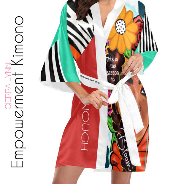 It’s My Season To Bloom  Mid-Length Kimono